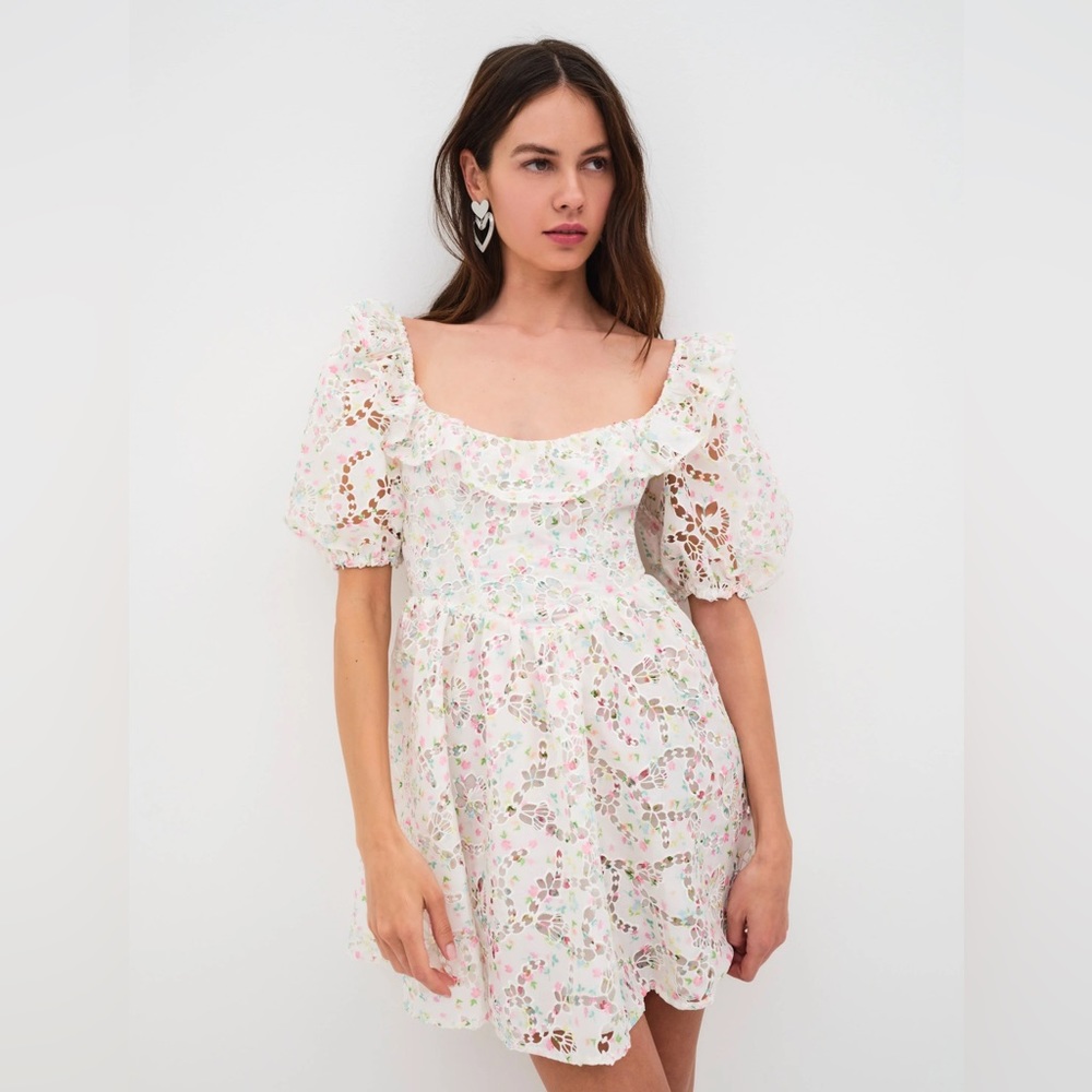 For Love & Lemons Magnolia Mini Dress